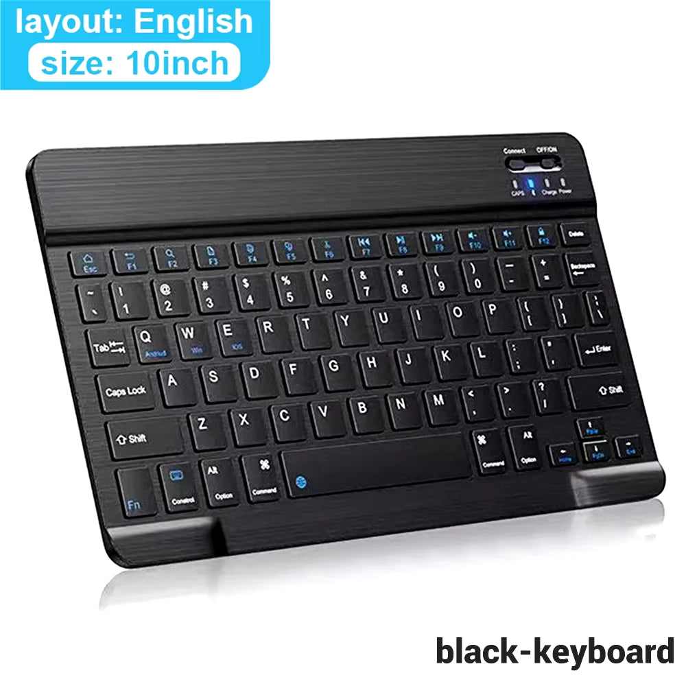 Versatile Bluetooth Wireless Keyboard and Mouse – Compatible with iOS, Android, and Windows Tablets – Multi-Language Support