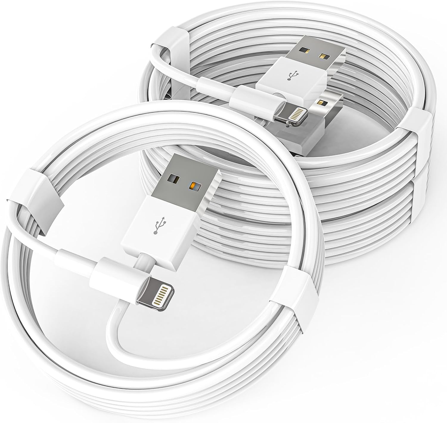 Iphone Charger [Apple Mfi Certified] 3Pack 3.3FT Lightning to USB Charging Cable Iphone Charger Cord Compatible Iphone 14 13 12 11 Pro Max XR XS X 8 7 6 plus SE Ipad and More