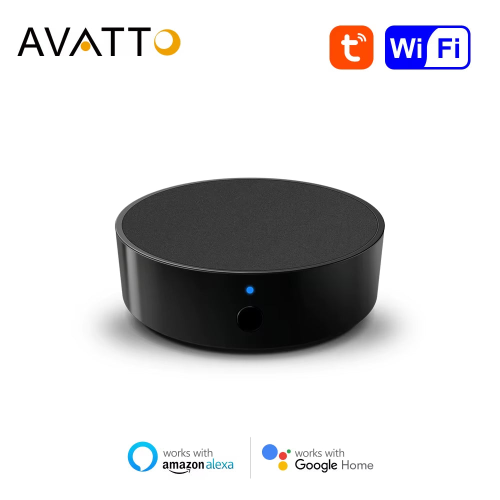 Smart WiFi IR Remote for Air Conditioning – Universal Control via Smart Life APP, Compatible with Alexa & Google Home