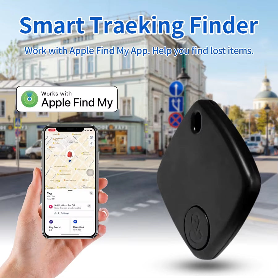 Apple Find My Mini Bluetooth GPS Tracker - Ultimate Smart Anti-Loss Key Finder for the Kids, Bags, Wallets, Cars, and Pets