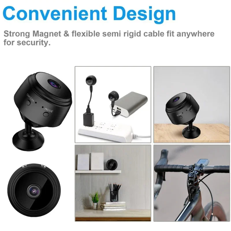 A9 Wireless Mini Camera - Smart Home Security IP WiFi Monitor with Mobile Remote Access