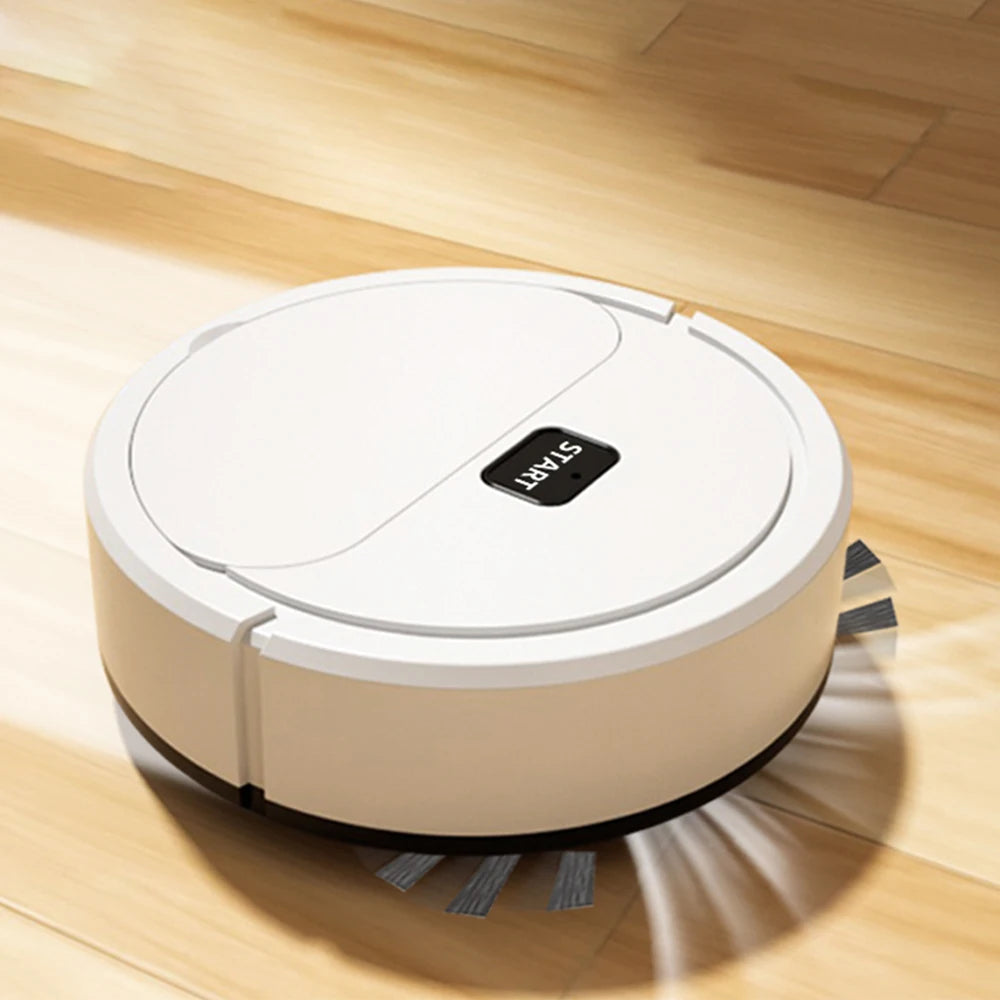 3-in-1 Automatic Sweeping Robot – Vacuum, Sweep & Mop Mini Cleaner for Home Use