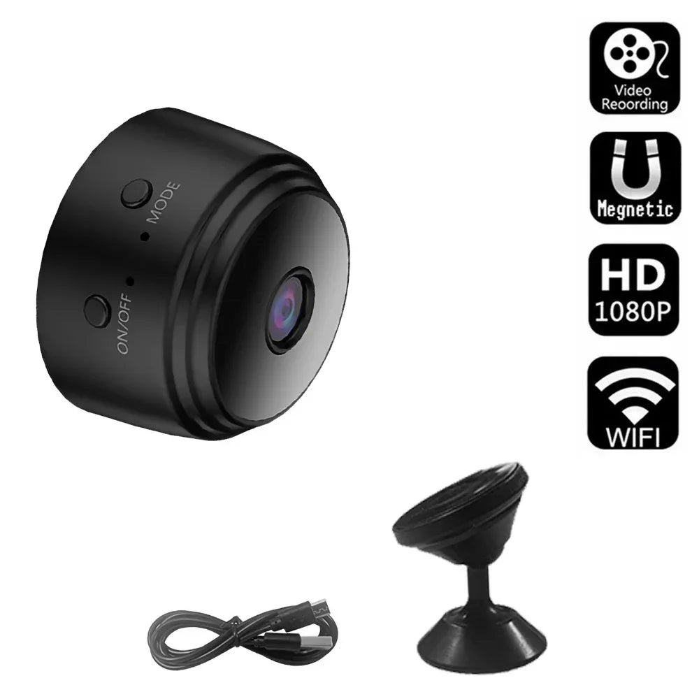 A9 Wireless Mini Camera - Smart Home Security IP WiFi Monitor with Mobile Remote Access