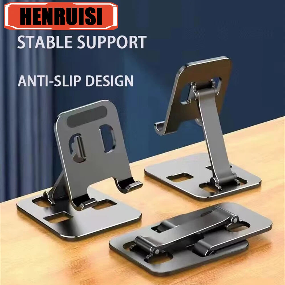 Adjustable Foldable Phone & Tablet Stand - Flexible Bracket for iPhone and More