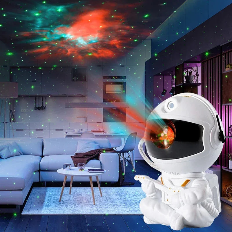 Galaxy Star Projector Night Light – Astronaut LED Space Projector for Bedroom, Home Decor & Kids