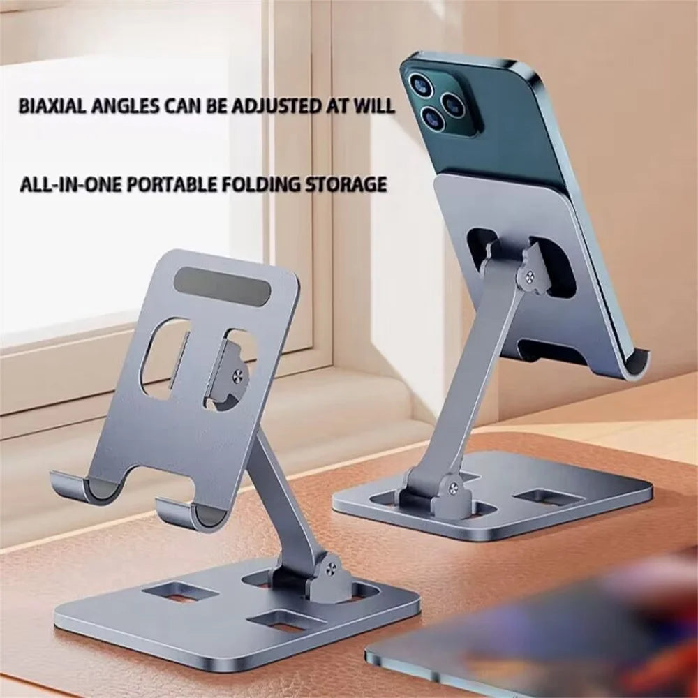 Adjustable Foldable Phone & Tablet Stand - Flexible Bracket for iPhone and More