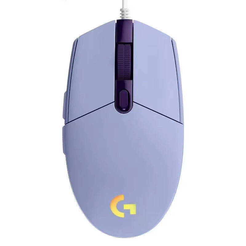 G102 RGB Wired Gaming Mouse - 8000 DPI Optical Precision for PC/Mac/Laptop