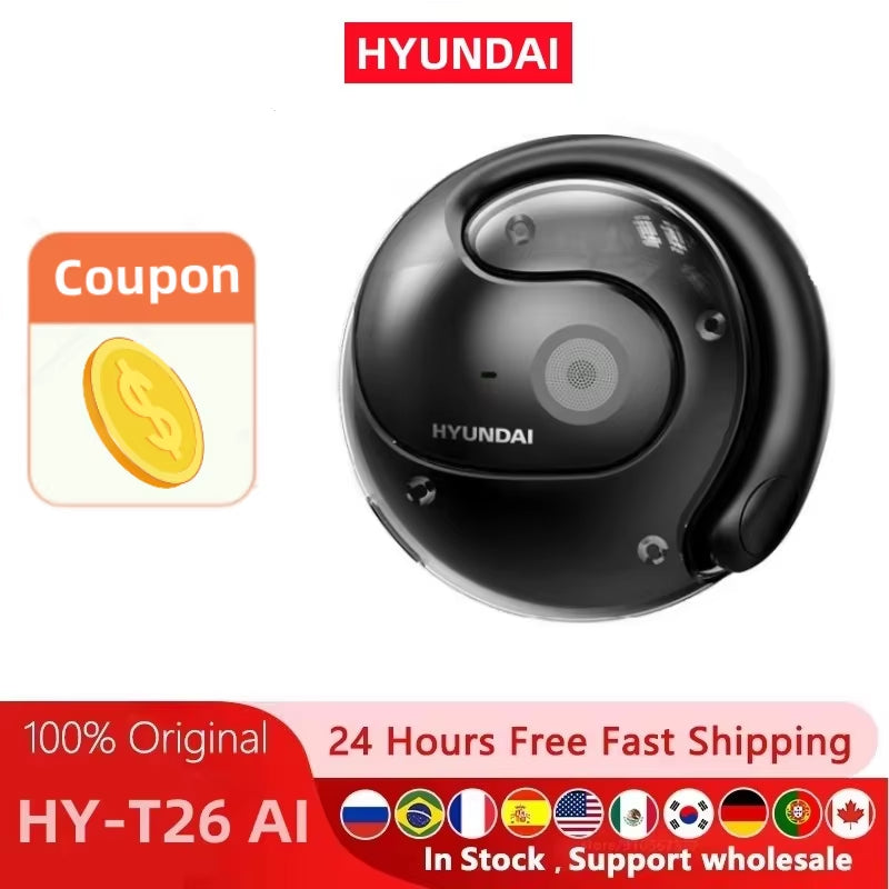 HY-T26 PRO AI Translator Earbuds – 98% Accurate Wireless Bluetooth for Effortless Travel, Business, and Learning