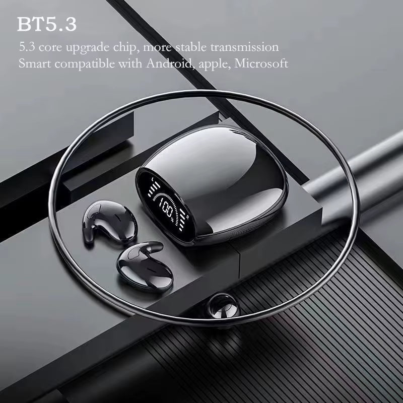 Ultra-Slim Wireless Bluetooth Sleep Headphones – Discreet Waterproof Earbuds for Sports and Comfort